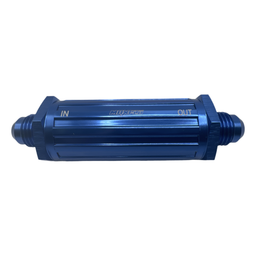 MaxFlo Motorsport AN06 150 Micron Inline Filter Blue