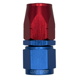 MaxFlo Motorsport AN04 Straight Swivel Blue/Red