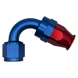 MaxFlo Motorsport AN6 120 degree Swivel Blue Red PTFE