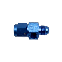 MaxFlo Motorsport AN6 Adapter 1/8NPT Port Blue