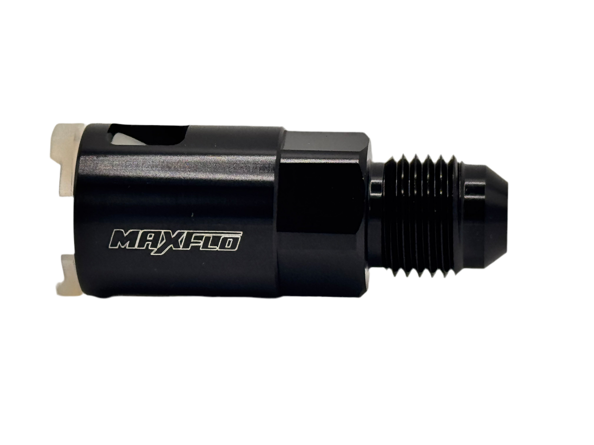 MaxFlo Motorsport AN08 TO 3/8 Fuel Line Black