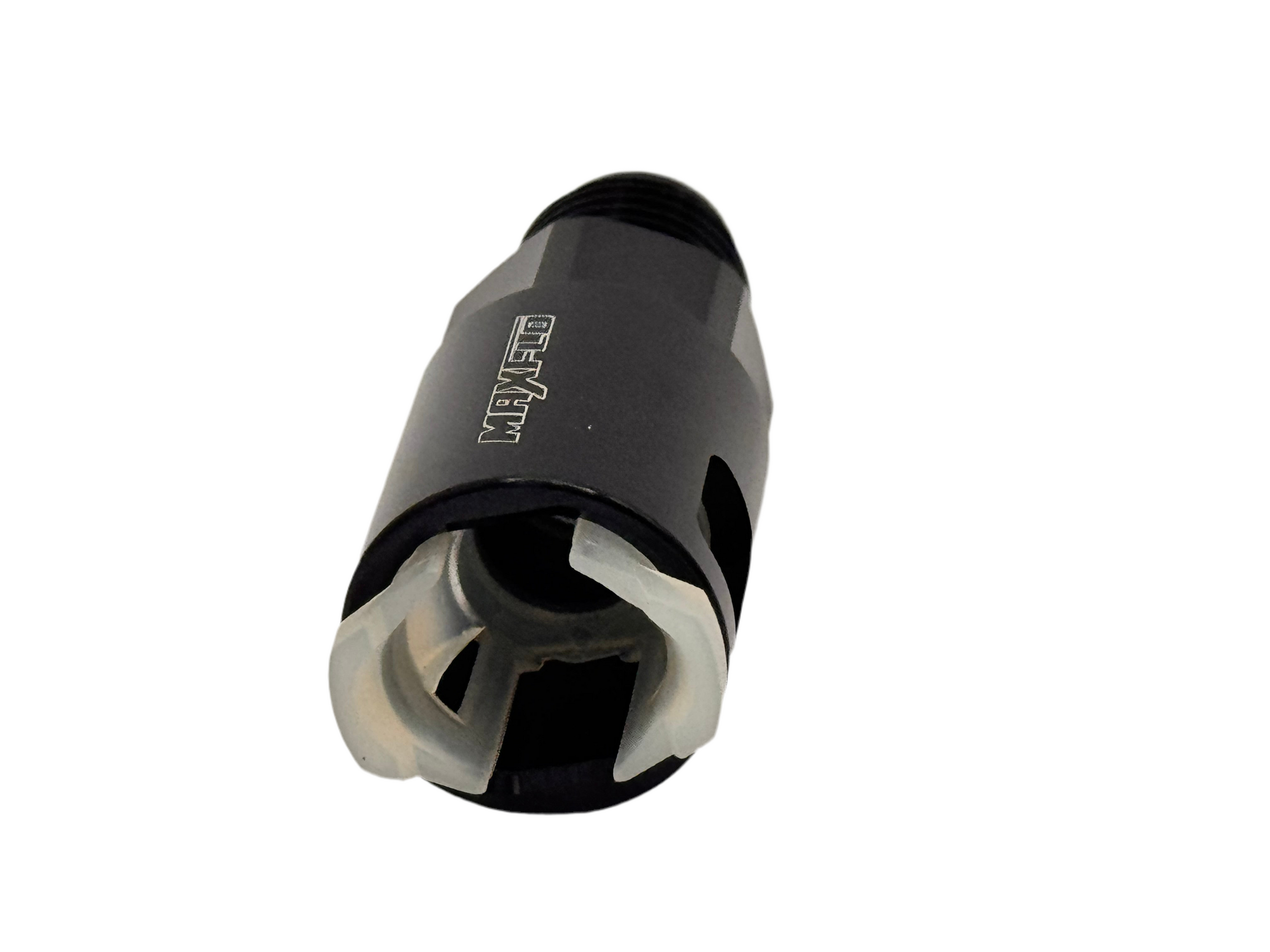 MaxFlo Motorsport AN06 TO 5/16 Fuel Line 90 degree Black