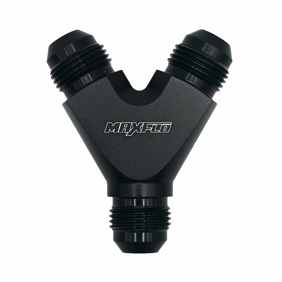 MaxFlo Motorsport AN10 Y Adapter Black