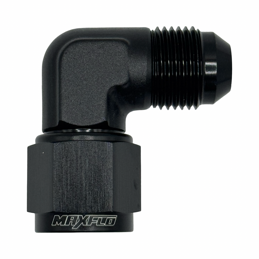 MaxFlo Motorsport Forged AN6 90 Degree Coupler