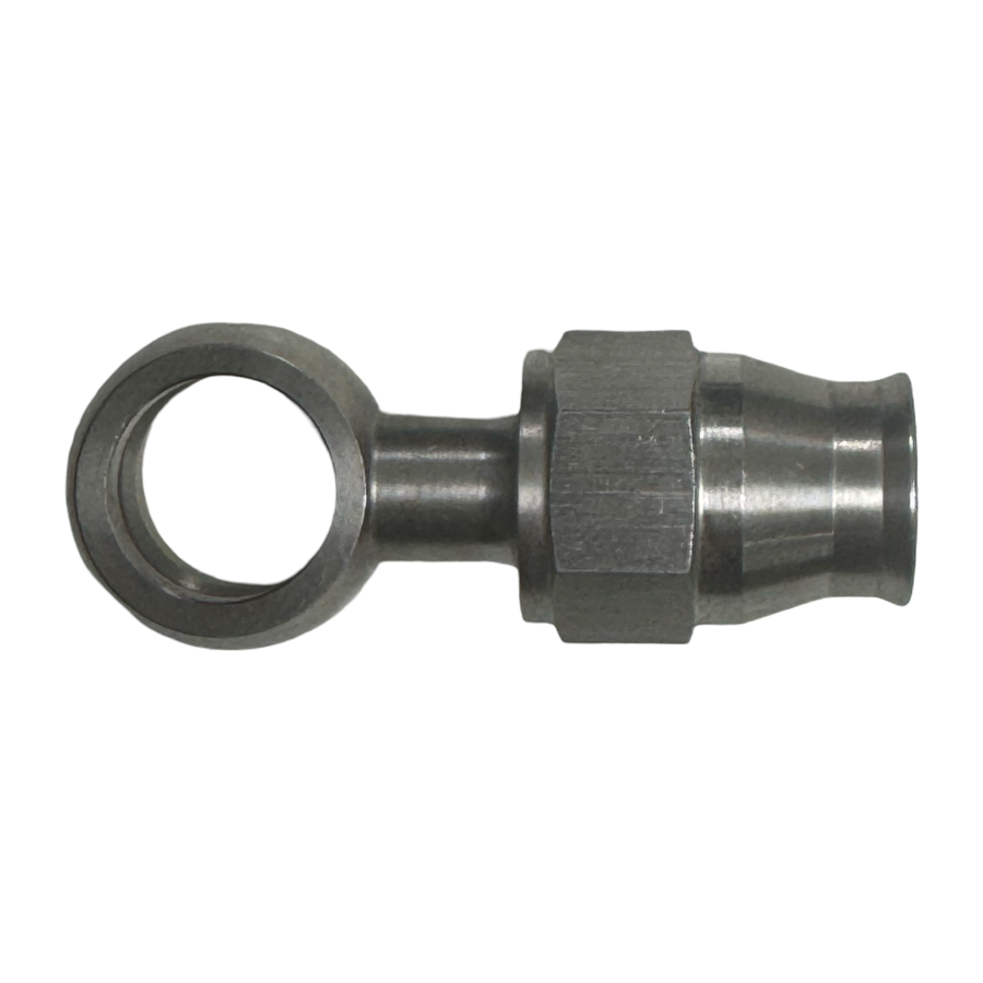 MaxFlo Motorsport 11.2MM AN04 Stainless Steel Banjo