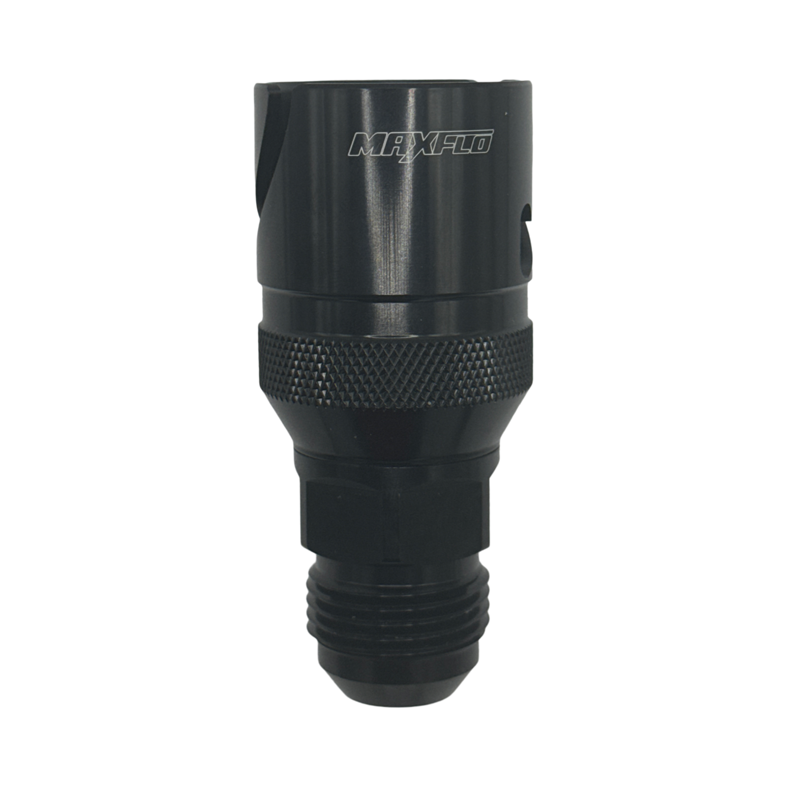 AN12 Fuel Dry Break Black | Quick Release Fitting | Maxflo