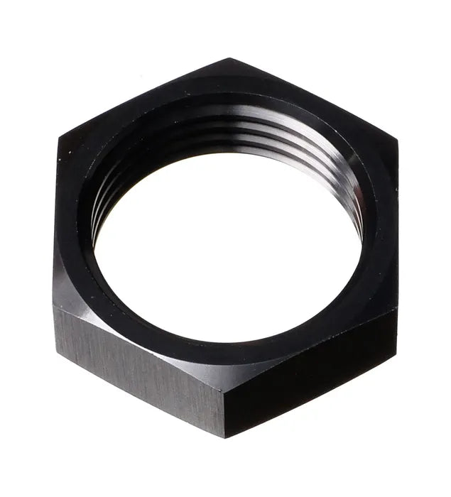 MaxFlo Motorsport AN08 Bulkhead Nut Black