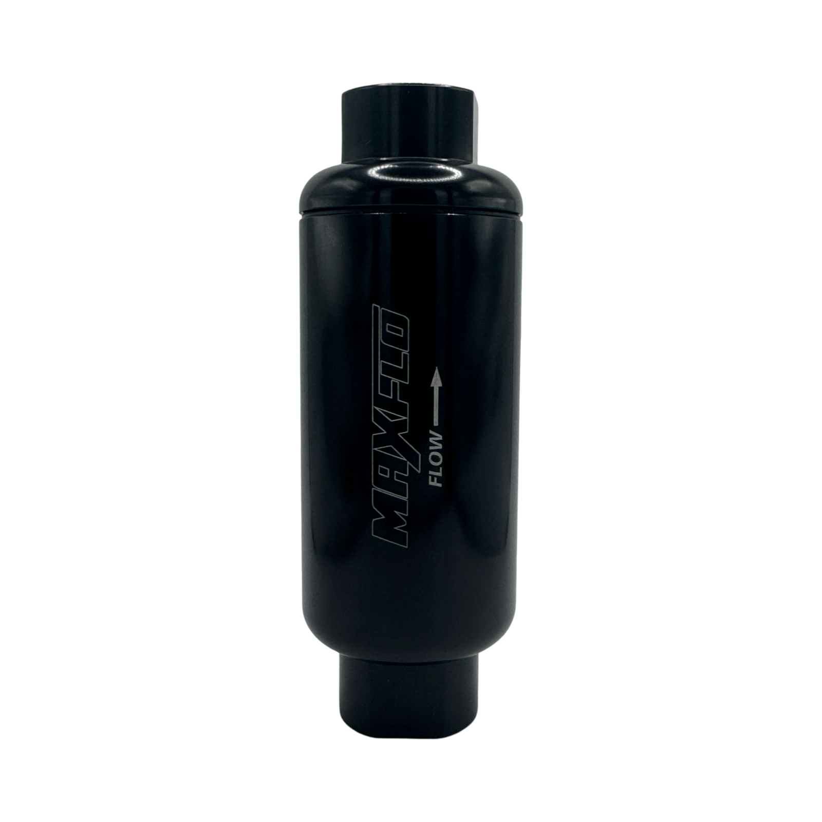MaxFlo AN10 ORB Billet Fuel Filter 50MM BLack