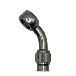 MaxFlo Motorsport 10.2MM Stainless Steel 45 Degree Banjo