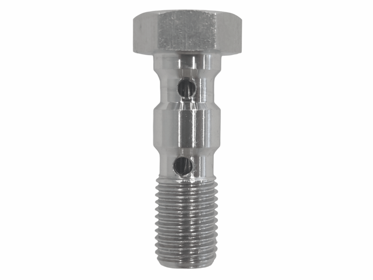 MaxFlo Motorsport 3/8 UNF 31mm Long S/S Double Banjo Bolt