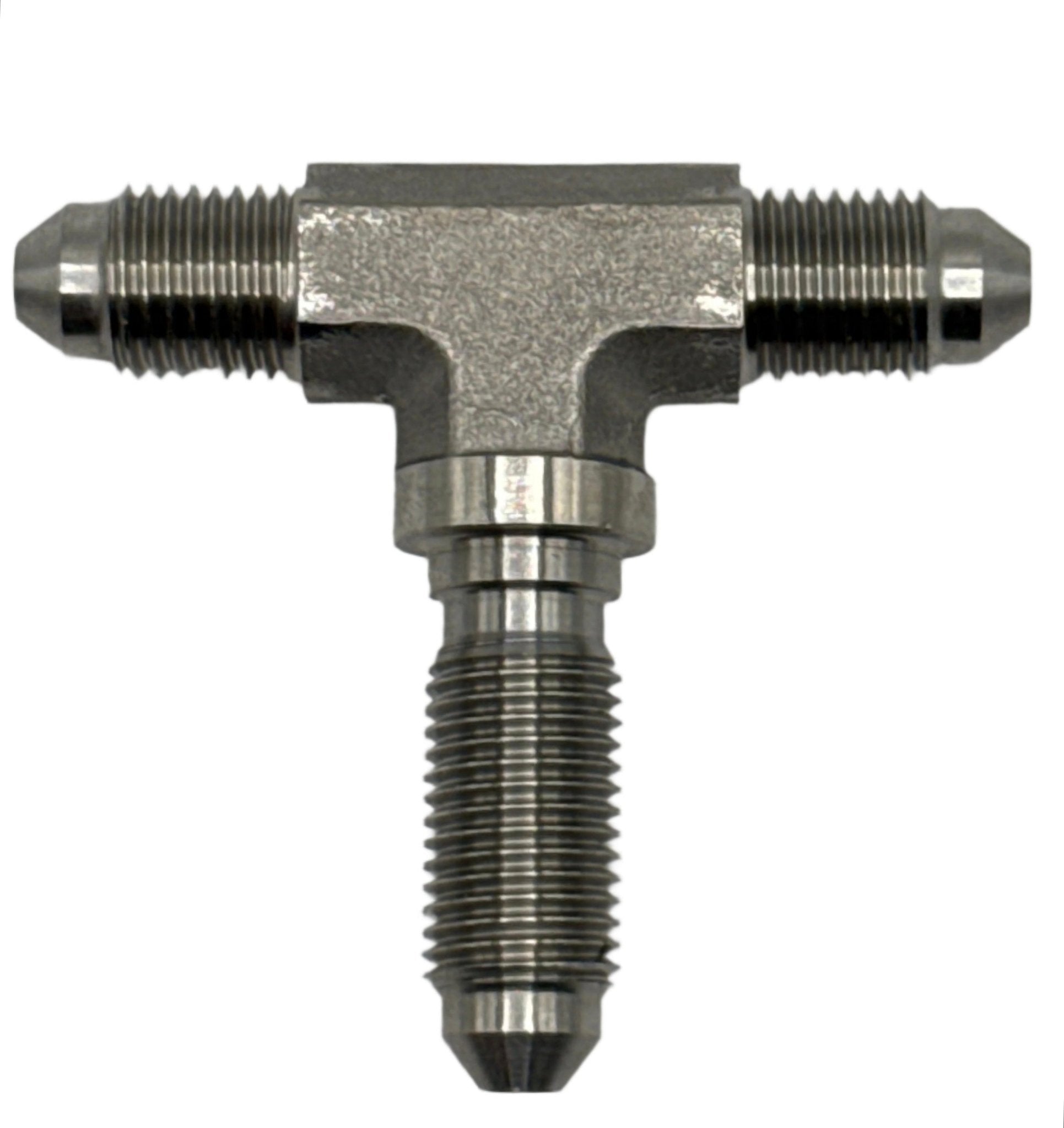 MaxFlo Motorsport 3/8 UNF AN03 Male to Male 3 Way Bulkhead S/S