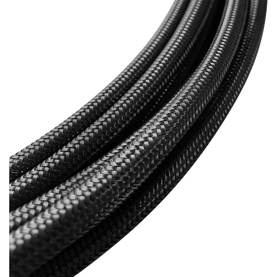 MaxFlo Motorsport 600 Series AN10 S/S Braided Hose Black PTFE