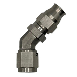 MaxFlo Motorsport 7/16" AN4 S/S 45 degree