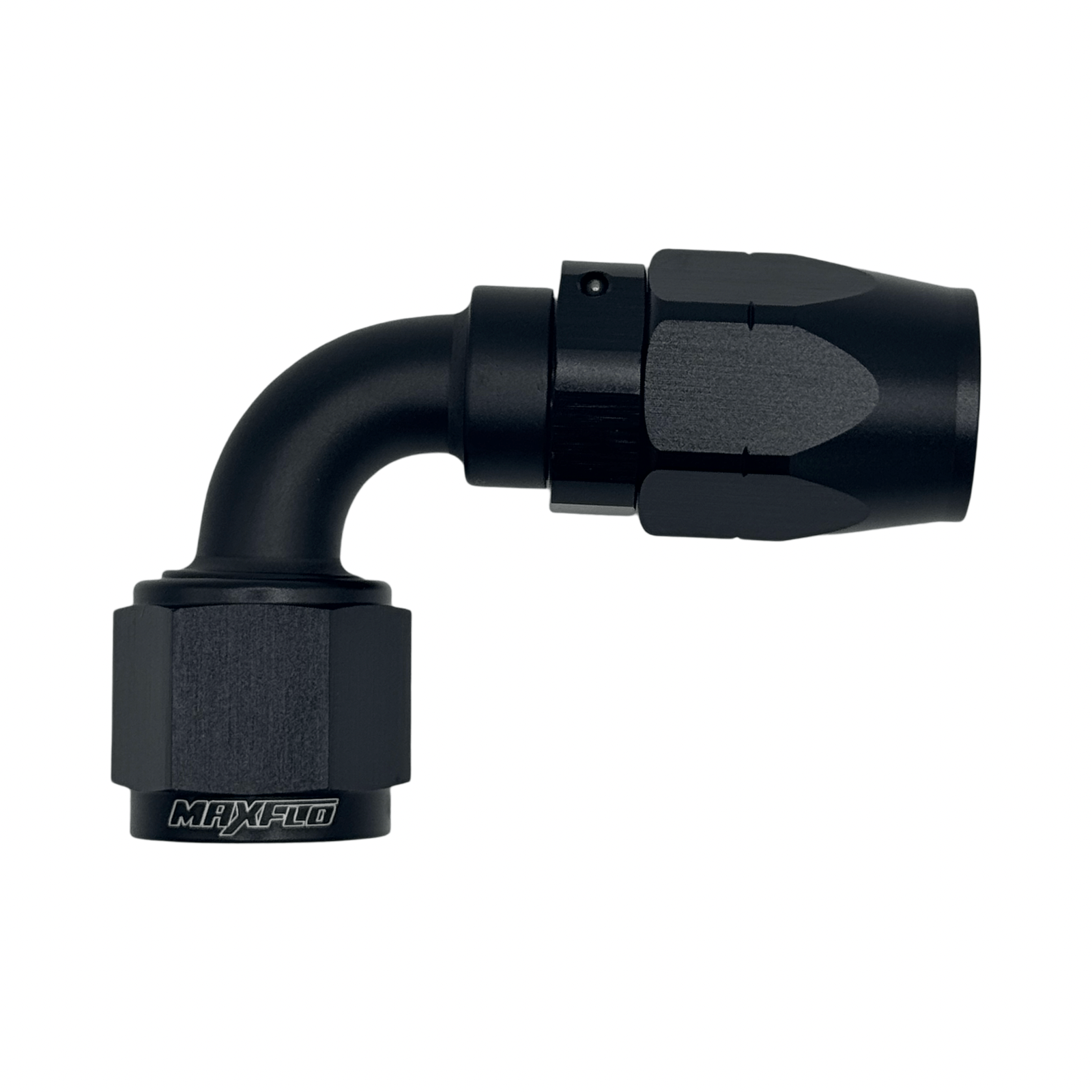 MaxFlo Motorsport AN04 90 degree Swivel Black