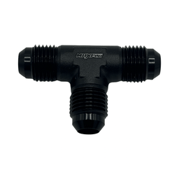 MaxFlo Motorsport AN06 Flare Union Tee T-Piece Fitting Black