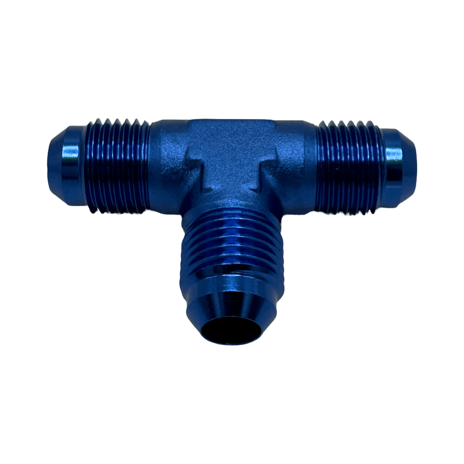 MaxFlo Motorsport AN06 Flare Union Tee T - Piece Fitting Blue