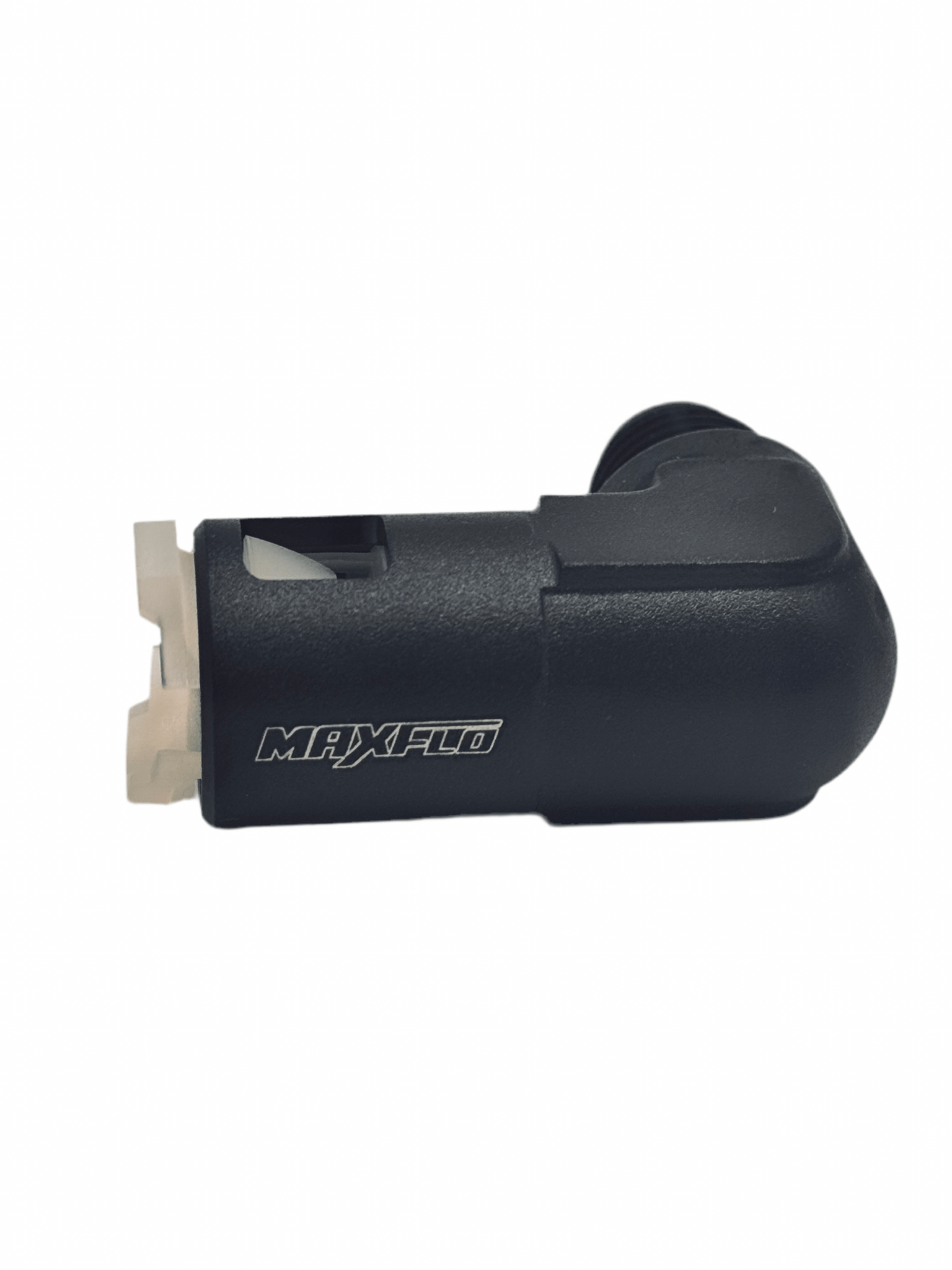 MaxFlo Motorsport AN06 TO 3/8 Fuel Line 90 degree Black