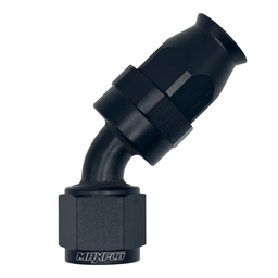 MaxFlo Motorsport AN08 60 Degree Swivel Black PTFE