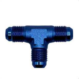 MaxFlo Motorsport AN08 Flare Union Tee T - Piece Fitting Blue