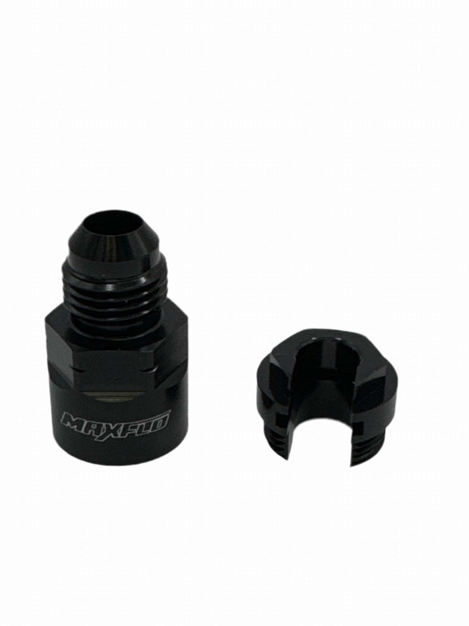 MaxFlo Motorsport AN08 TO 3/8 Hard line Black