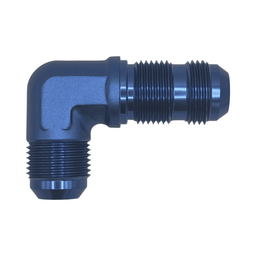 MaxFlo Motorsport AN10 90 Degree Bulkhead Blue