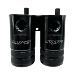 MaxFlo Motorsport AN10 Dual Billet Catch Can
