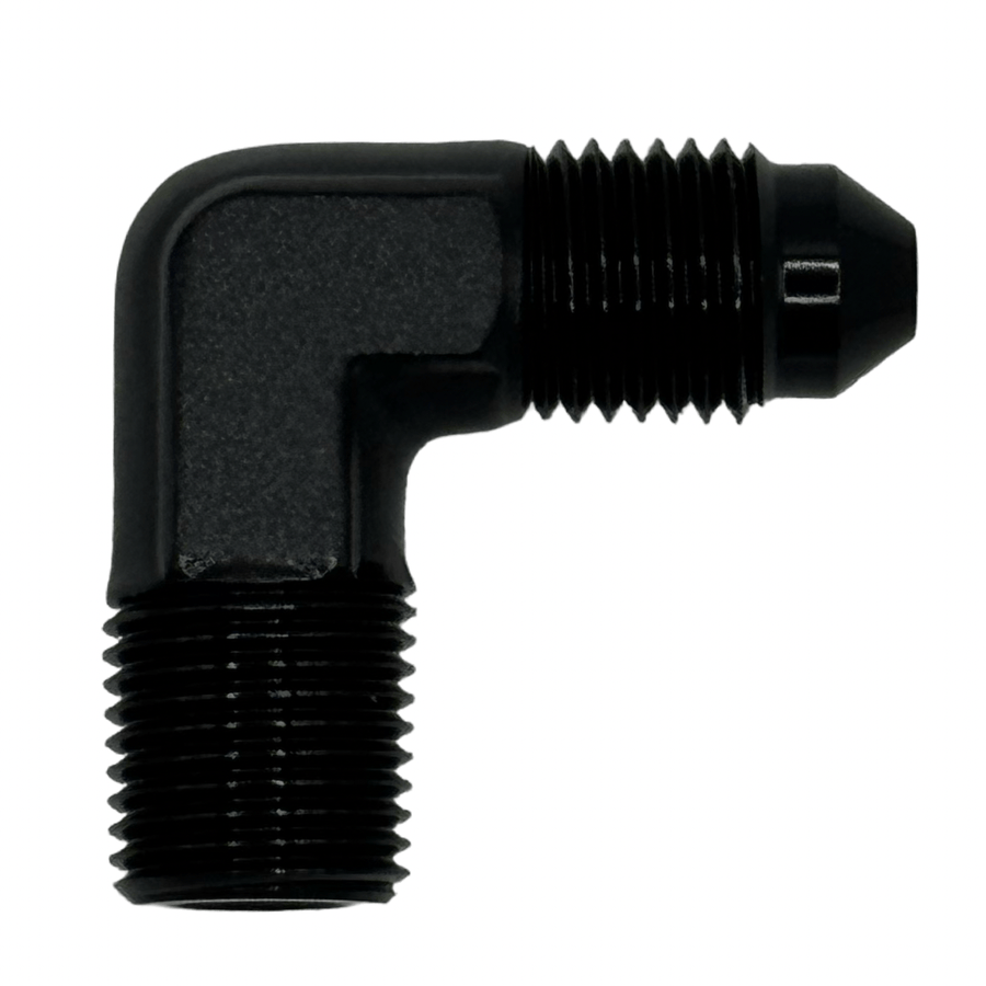 MaxFlo Motorsport AN4 90 Degree 1/8NPT Male