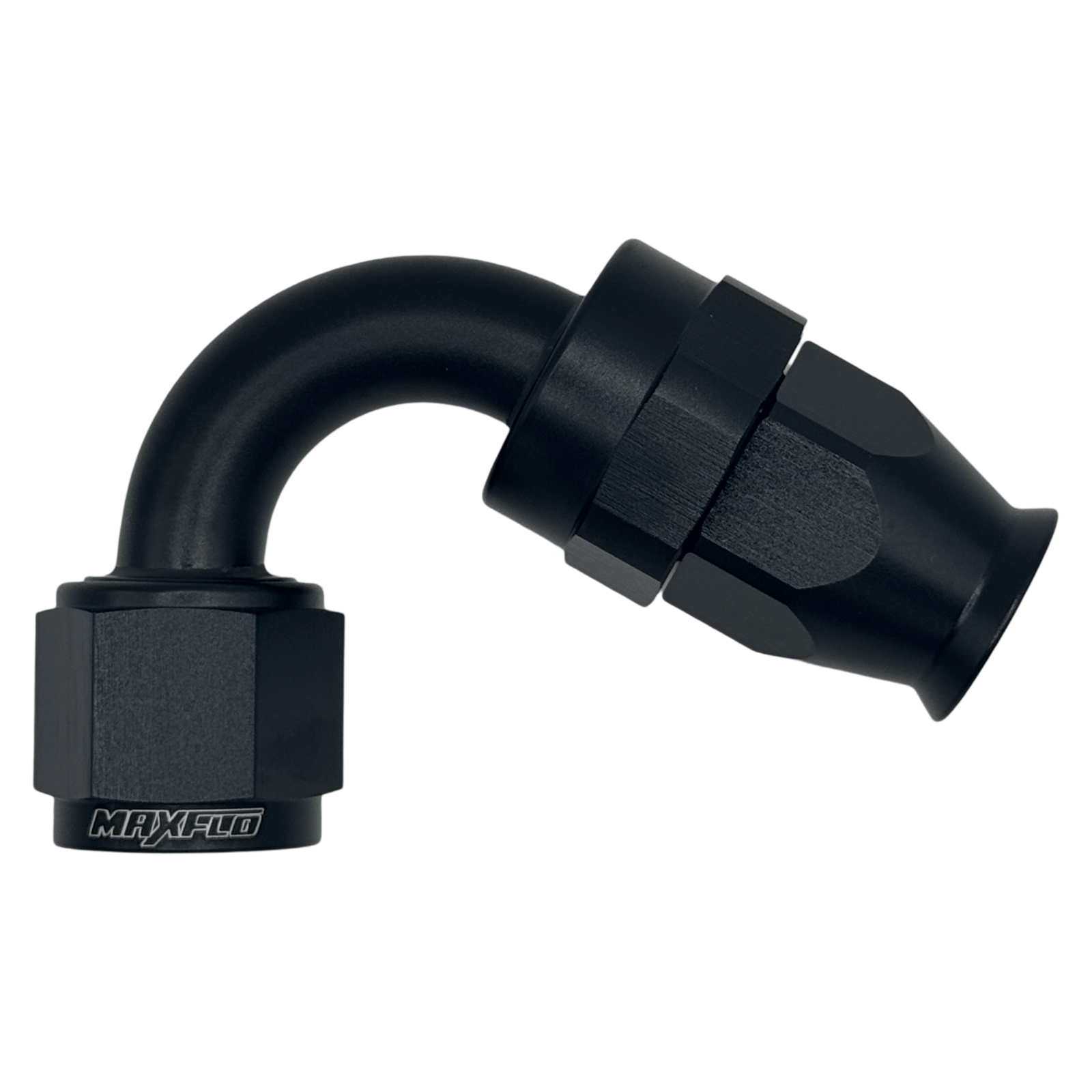 MaxFlo Motorsport AN6 120 degree Swivel Black PTFE