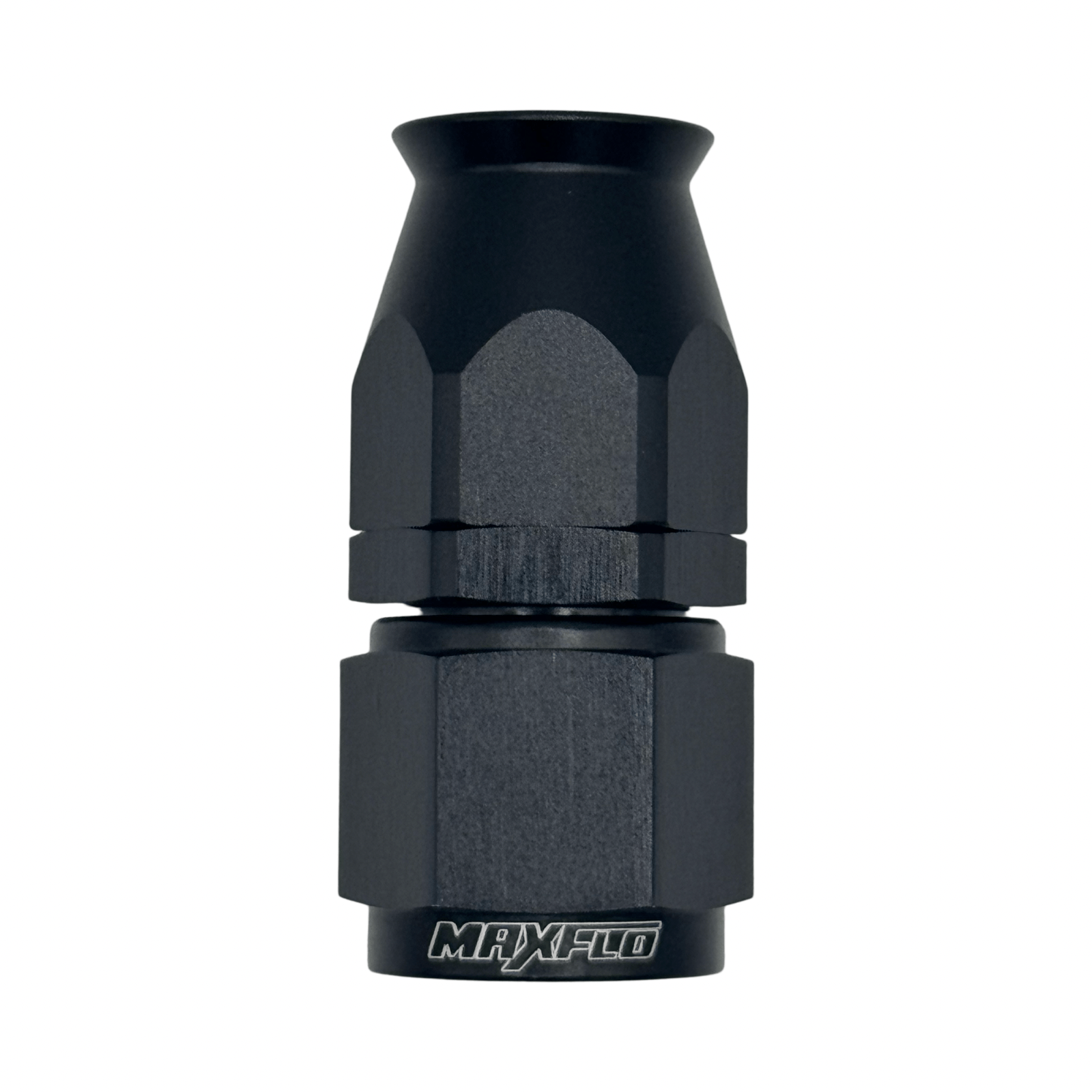 MaxFlo Motorsport AN6 Straight Swivel Black PTFE