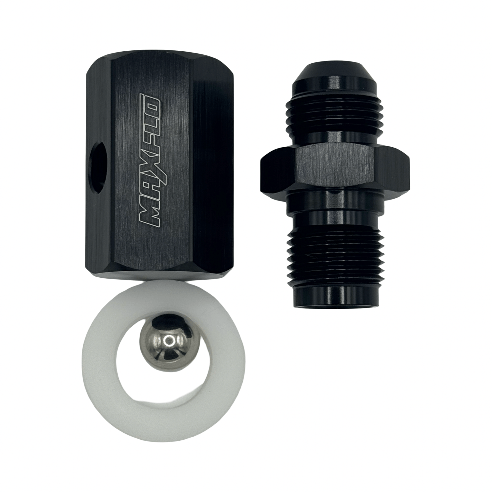 MaxFlo Motorsport AN8 Rollover Valve Black