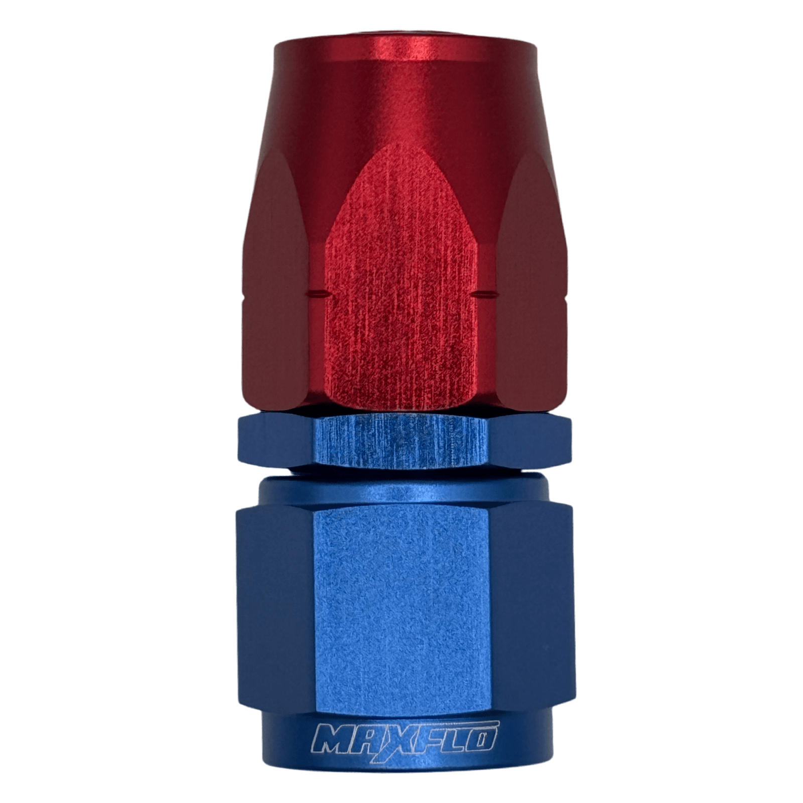 MaxFlo Motorsport AN8 Straight Swivel Blue/Red