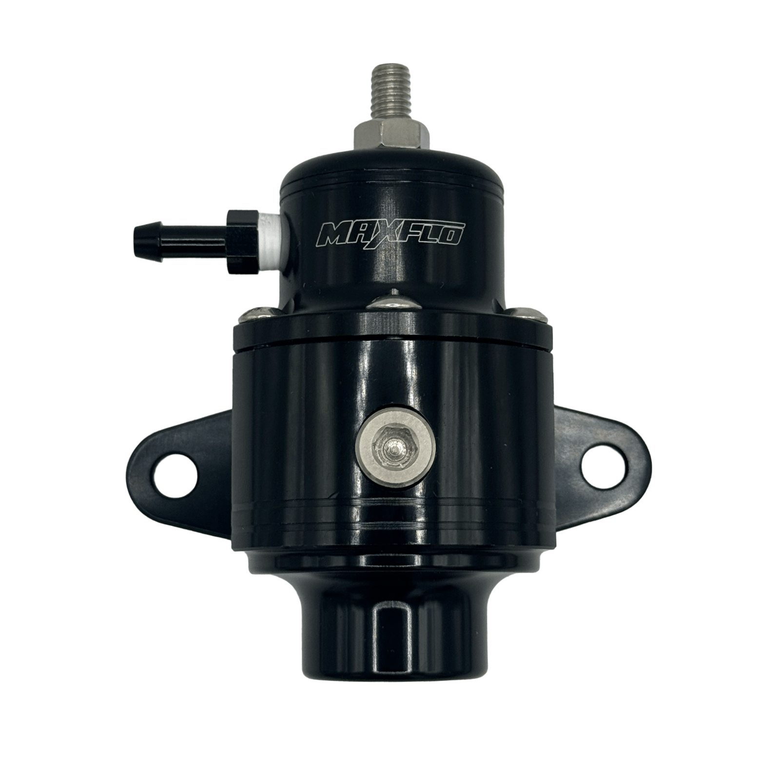 MaxFlo Motorsport Billet Fuel Pressure Regulator AN6 Black