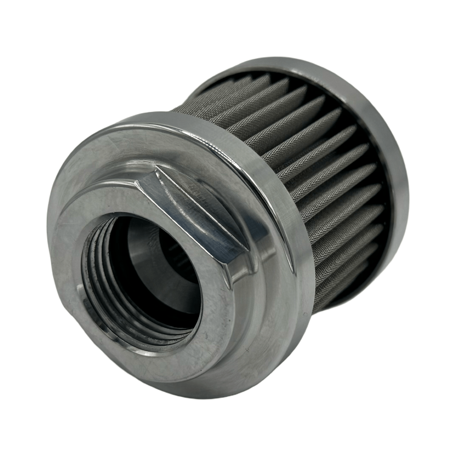 MaxFlo Motorsport Breather Filter AN10 Polished 45MM