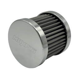 MaxFlo Motorsport Breather Filter AN10 Polished 45MM