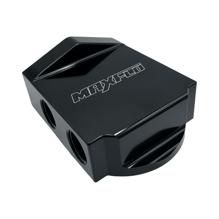 MaxFlo Motorsport Remote Oil Filter Housing