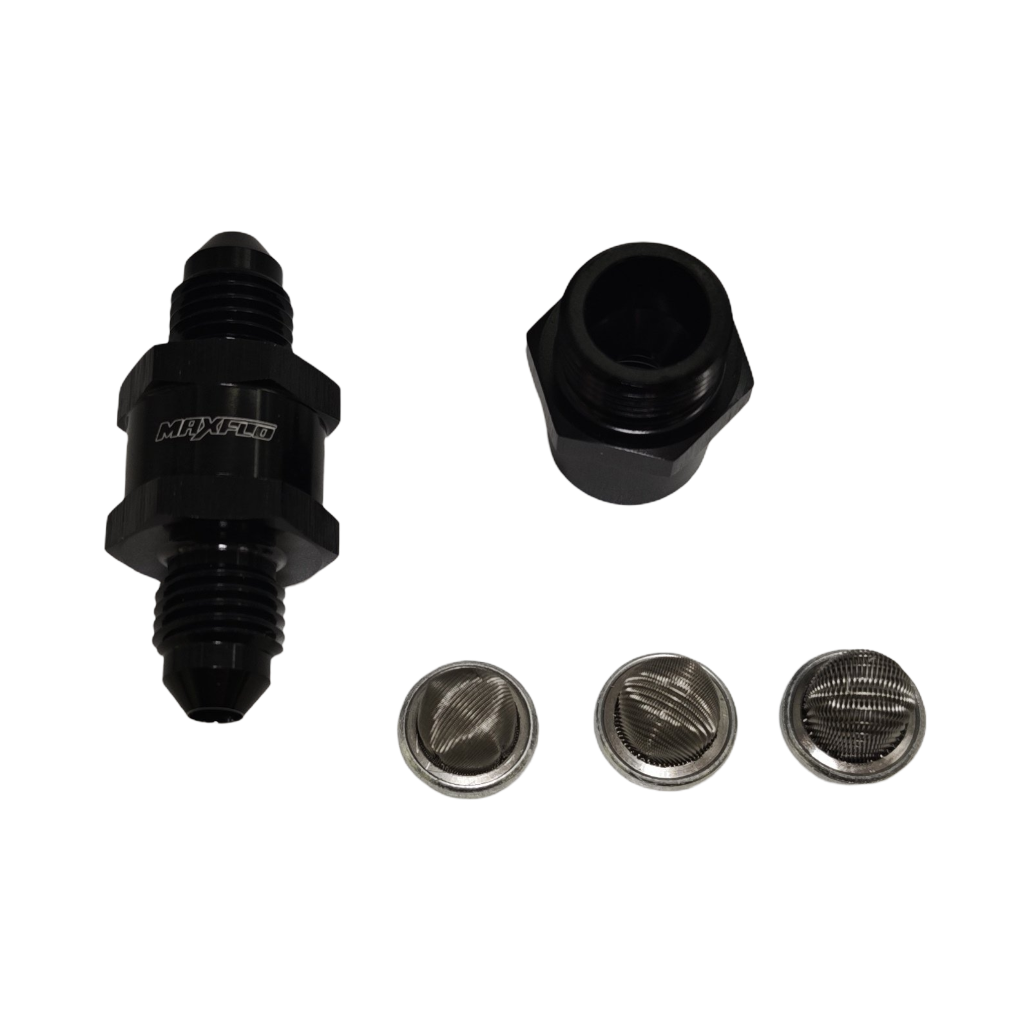 MaxFlo Motorsport Turbo Oil Feed Filter AN04