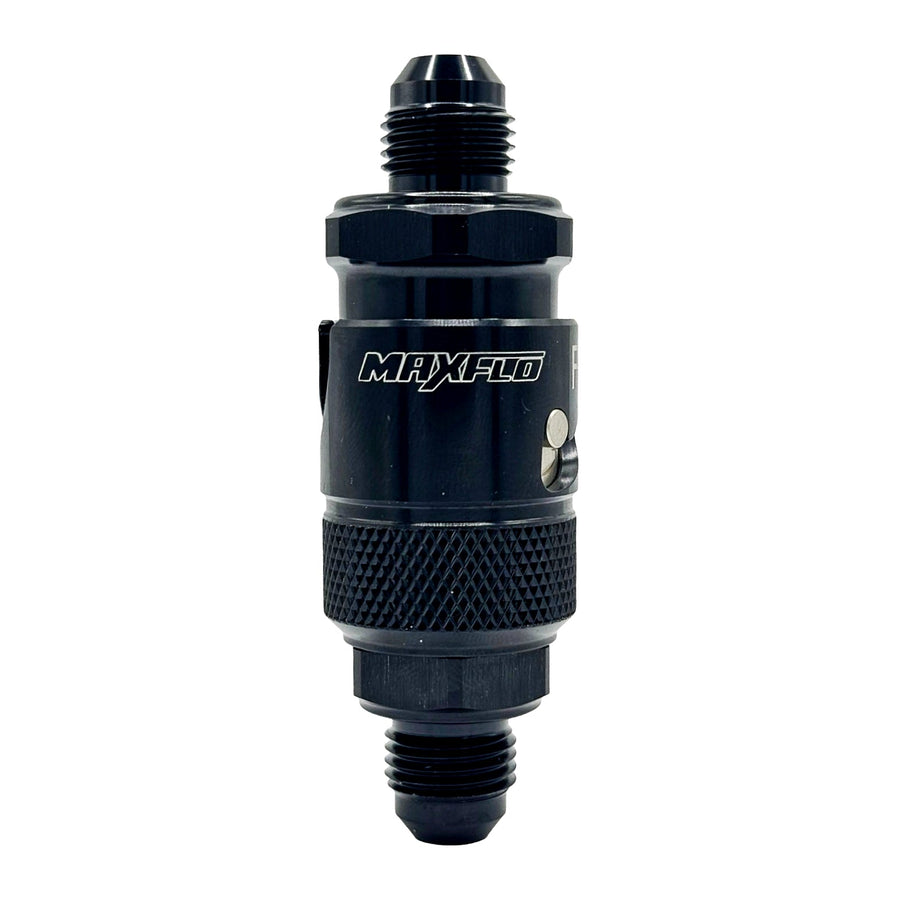 MaxFlo Motorsport AN08 Fuel Dry Break Black