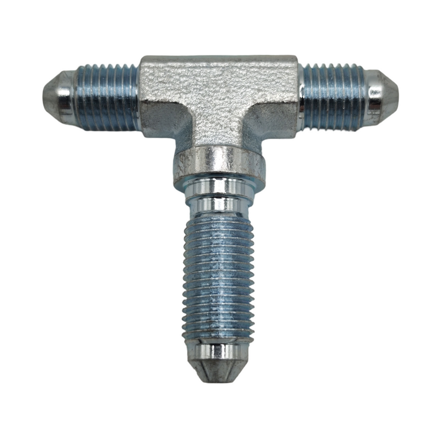 MaxFlo Motorsport 3/8 UNF AN03 Male to Male 3 Way Bulkhead S/T