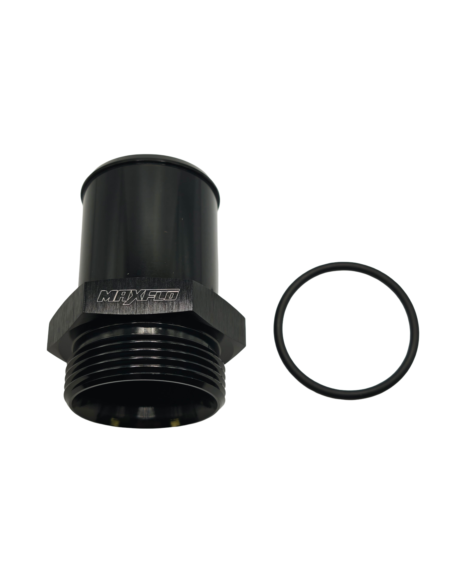 MaxFlo Motorsport ORB20 to 38mm (1.5") Hose Adapter Black