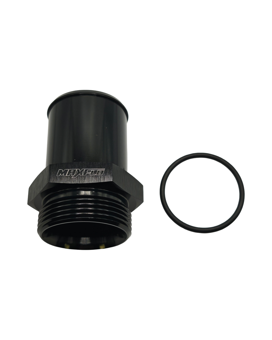 MaxFlo Motorsport ORB20 to 38mm (1.5") Hose Adapter Black