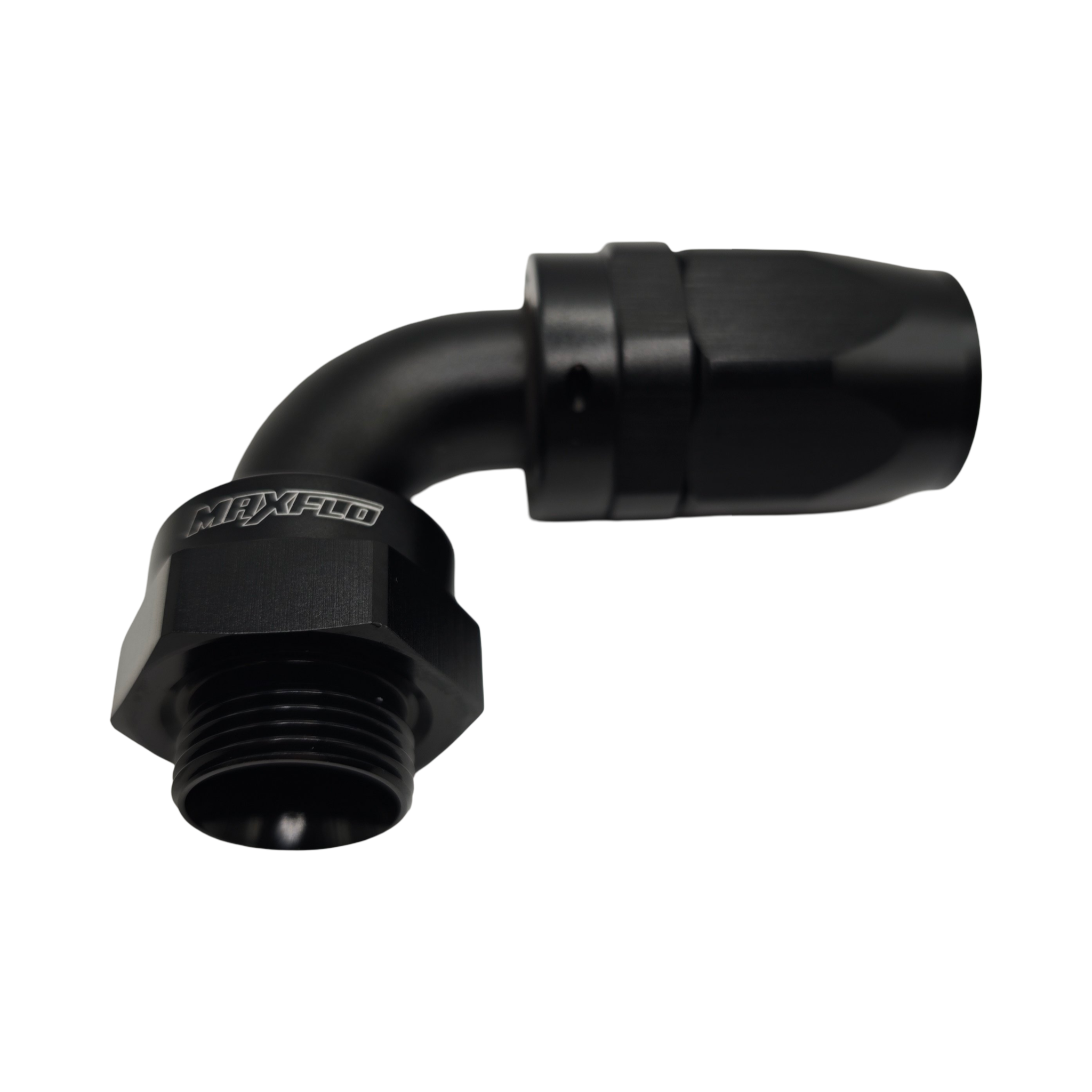 MaxFlo Motorsport Oil Cooler 90 Degree AN10 Hose M22 Thread