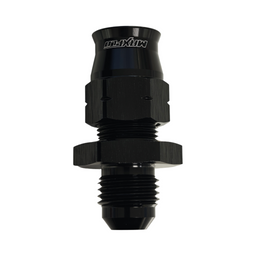 MaxFlo Motorsport 1/4 Tube To Male AN04 Adapter Black