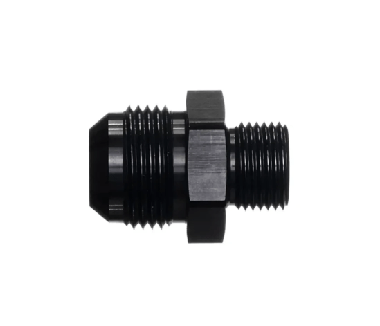 Straight 1/2 NPT To Male AN6 Black