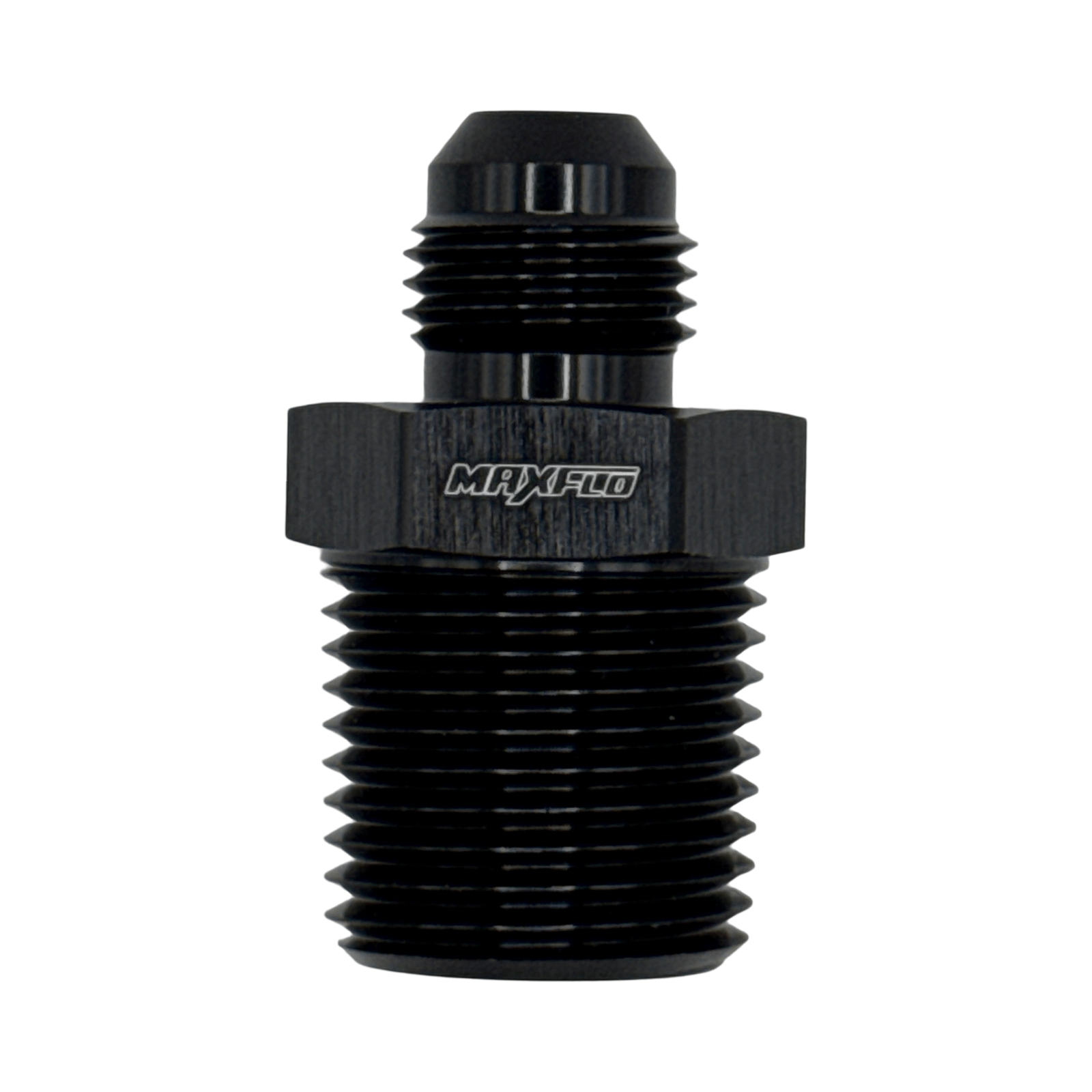 Straight 1/2 NPT To Male AN6 Black