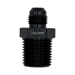 Straight 1/2 NPT To Male AN6 Black